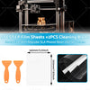 Anycubic Resin Printers 5 x FEP Film Sheets +  Cleaning Blades