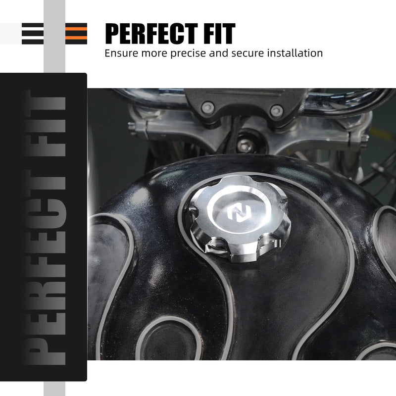 Harley Iron 883 XL883N Fuel Tank Gas Cap Seal O-ring Kit (2009-2014)