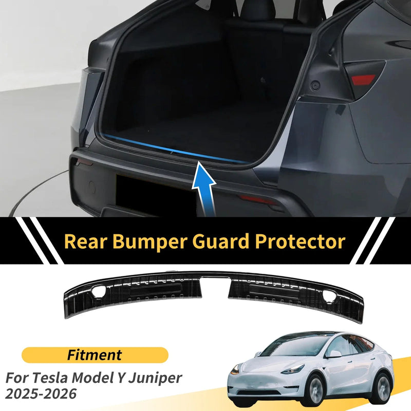 Tesla Model Y Juniper 2025-2026 Black 1 Pc Bumper Guards