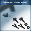 Ford Buick Windshield Washer Nozzle with Hose Connector 1 Set