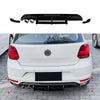 Volkswagen Polo MK5 3 x Rear Bumper Diffuser Lip Covers (2009-2014)