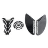 Yamaha YZF-R6 3D Carbon Fiber Tank Pad Traction Decal Set (2006-2023)