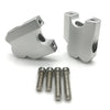 YAMAHA XT1200Z (2010-2020) Silver Handlebar Riser Mount Clamp