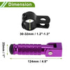 Honda, Suzuki, Yamaha Purple Motorcycle Foot Pegs