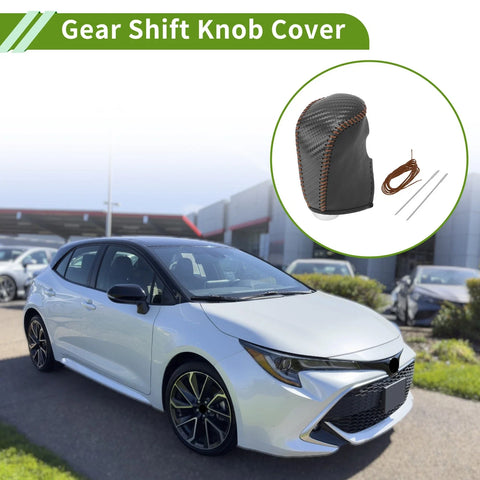 Nissan Sentra Black Carbon Fiber Gear Shift Knob Cover (2013-2019)