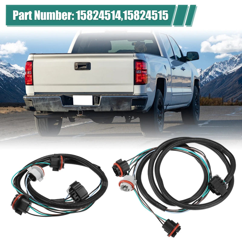 Chevrolet Silverado 1500 1 Pair Tail Light Wiring Harness (2012-2013)