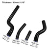 Yamaha YZ250 YZ 250 4 x Black Silicone Radiator Coolant Hose Pipe Tubing
