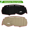 Honda Insight 2009-2014 Sun Protector Pad Black Red Dashboard Cover Mat
