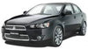 Mitsubishi Lancer 2 x Door Visor Monsoonss (2009-2015)