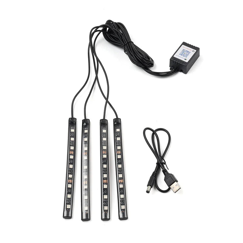 VoiceControl Decorative Foot Lamp RGB Music Floor Atmosphere Light