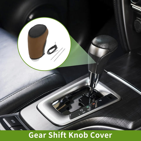 Chevrolet Malibu (2016-2020) Black Brown Car Gear Shift Knob Cover