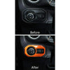 Jeep Wrangler JL Gladiator JT Headlight Button Cover Sticker (2018-2023)