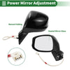Honda Civic (2012-2015) Manual Folding Gloss Black Left Door Mirror