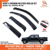 Holden Rodeo Isuzu D-Max Weather Shield Window Visor Rain Guard (03-11)