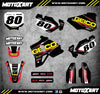 Honda CR 80 (1996-2002) - GEICO Style Stickers Custom Graphics Full Kit