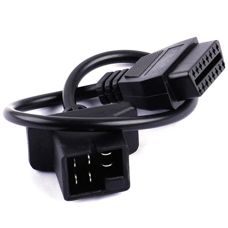 Chrysler Jeep Dodge 6 Pin to 16 Pin OBD2 Diagnostic Cable Adapter