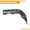 Honda City (2005-2008) - 1 x Black ABS Front Bumper Support Bracket