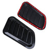 Car Decor Carbon Fiber Style Air Flow Intake Hood Scoop Vent Cover