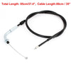 Honda CG125 Black 37.4" Throttle Cable Wire