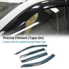 Kia Sorento (2016-2020) Side Vent Visors Black Window Deflectors 1 Set
