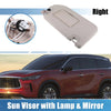 Nissan Beige Passenger Side Sun Visor with Light & Mirror