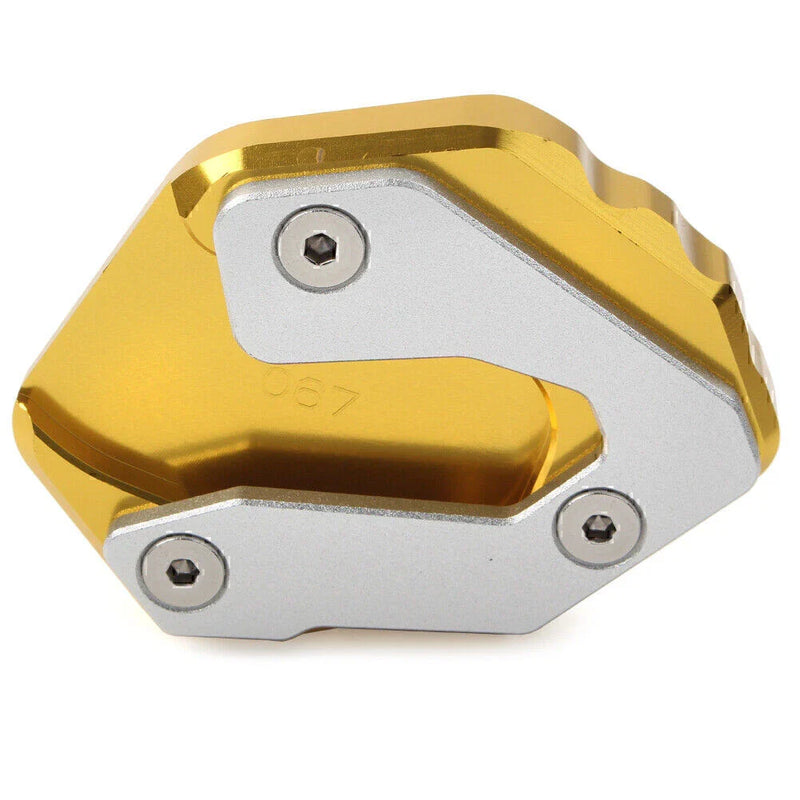 Yamaha MT-09 Tracer, XSR 900 CNC Gold Side Kickstand Extension Plate