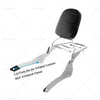 Yamaha Vstar 650 400 Chrome Backrest Sissy Bar Luggage Rack (98-18)