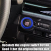 Toyota 80 Series Blue Engine Start Stop Button Cover (1990-1997)