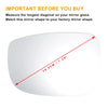 MAZDA CX-3 Left Side Heated White Mirror Glass (2015-2020)