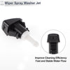 Dodge Black White 1 Set Windshield Washer Nozzle
