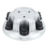 Chevrolet Suburban 1500 Silver Tone Plastic 1 Pc Wheel Center Caps (2000-2014)