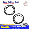 Door Rubber Seal Front L+R Fits Toyota Starlet KP60 KP62 KP61 4D SED 1978-84 D05