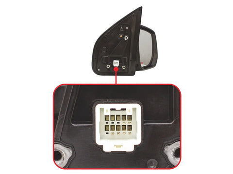 Chevrolet Holden Colorado LH Side View Mirror LED (2012-2020)