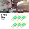 Car Truck Motorcycle Boat Audio CDs 6pcs 30A AFS Mini ANL Fuse