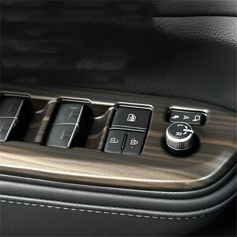 Toyota Crown Wood Grain Window Lift Switch Panel Cover Trim (2023–2025)