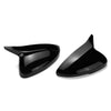 Honda Accord Pair Glossy Black Rearview Mirror Cover Cap Trim (2018–2022)