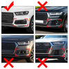 Audi Q7 Standard Model Fog Light Grille Bezel Insert Cover (2016-2019)