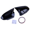 Toyota Corolla Black Horn Rear View Mirror Covers (2014-2018)