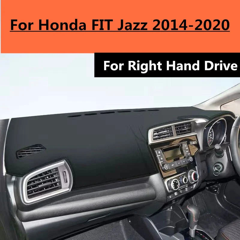 Honda FIT Jazz Dashboard Cover Leather Dash Protector Mat (2014–2020)