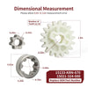 Honda CRF250R Oil Pump Driven Gear & Oil Pump Rotor Set (2004–2009)