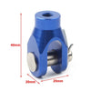Yamaha YZ125 YZ250 YZ250F YZ450F Billet Rear Brake Clevis CNC Blue (2003-2020)