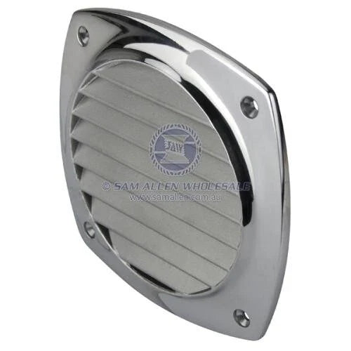 Boat / Caravan / Camper 128mm x 128mm Stainless Steel Surface Mount Vent