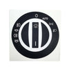 Audi Q7 Enhanced Visibility Button Repair Sticker