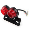 Motor Integrated Tail Light Dual Turn Signal Brake License Plate Lamp