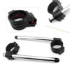 Ducati 848 1098 1198 (2008-2015) Black 2 x CNC 53mm Clip-On Handlebars