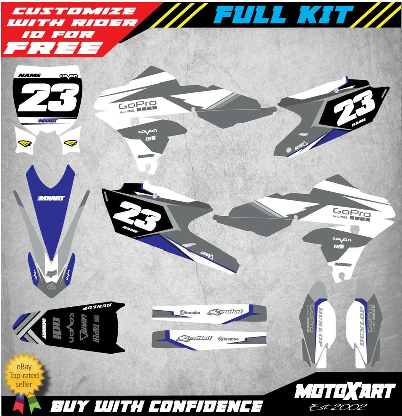 Yamaha YZF 450 (2014-2017) - STRENGTH STYLE Stickers Custom Graphics Kit