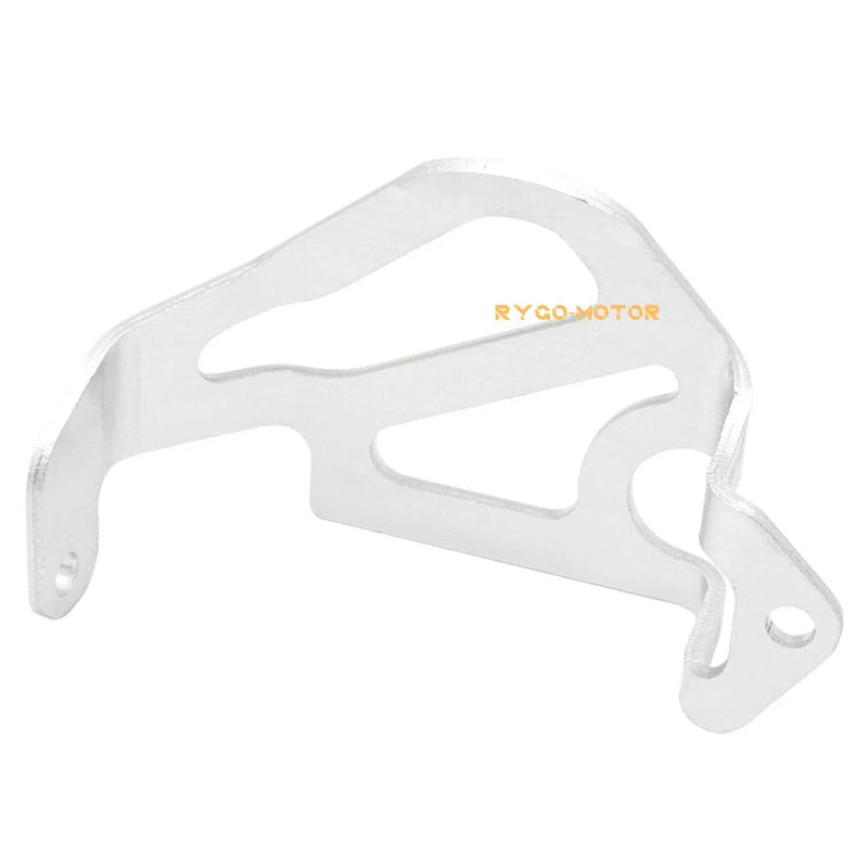 Honda CR125R CR250R CR500R Rear Brake Caliper Guard Silver (1987–2001)