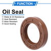 Car 2 x Oil Seal 34x52x10mm FKM Brown