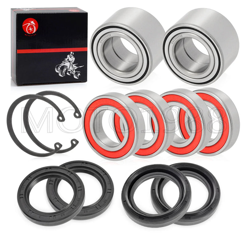 Yamaha Big Bear 400 Front Rear Wheel Bearing Seals (2007–2012)