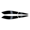 VW Golf 6 MK6 2008-2013 Glossy Black Rear Tail Light Eyebrow Cover Trim